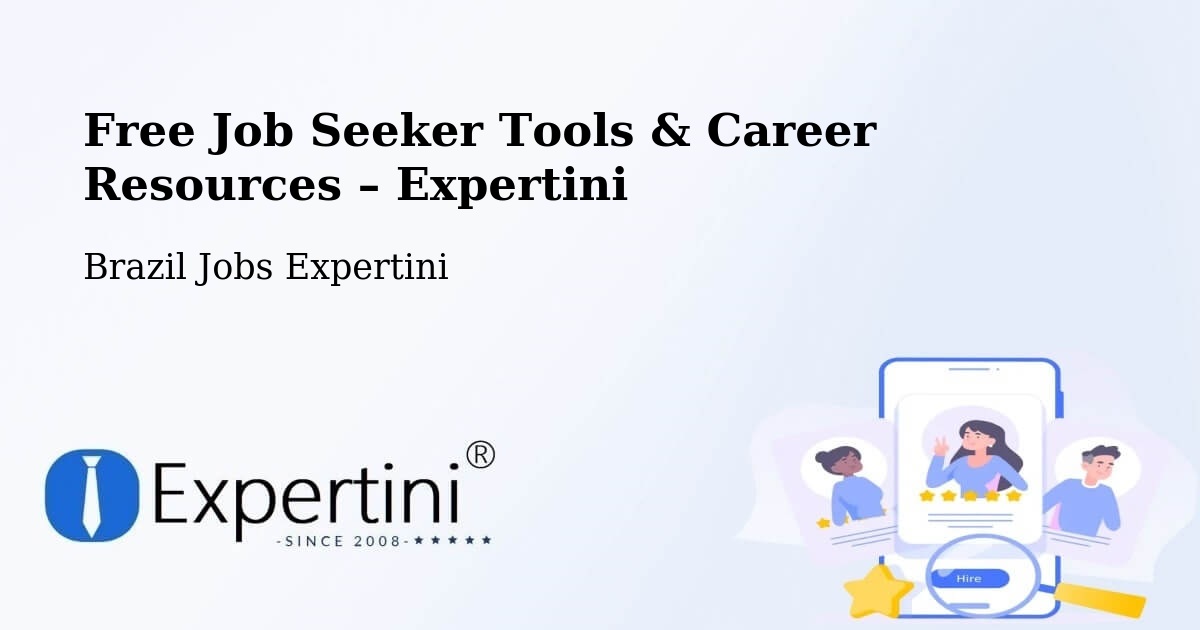 Free Job Seeker Tools & Career Resources – Apucarana - Apucarana, Brazil Jobs Expertini